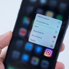 Apple iPhone 11 - ponuka po podržaní prsta na ikone Instagramu