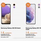 Orange: Päť 5G smartfónov Samsung s nižšou cenou