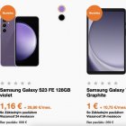 Orange: Samsung Galaxy S23 FE, Galaxy Tab A9 LTE v ponuke