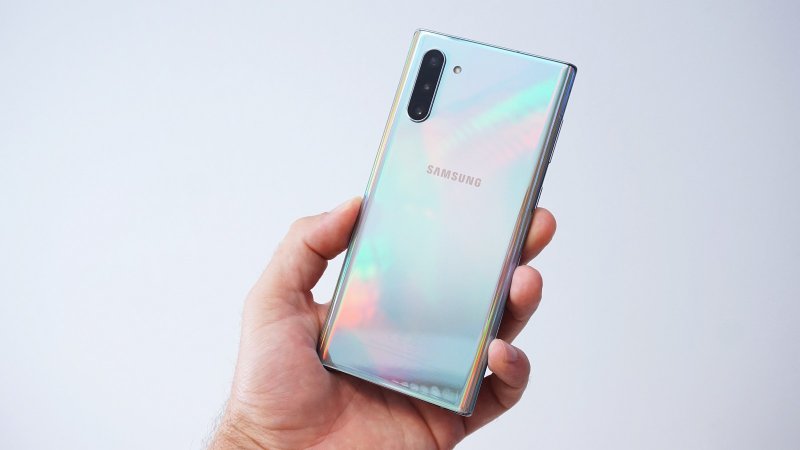 Samsung Galaxy Note 10 - zadná stena