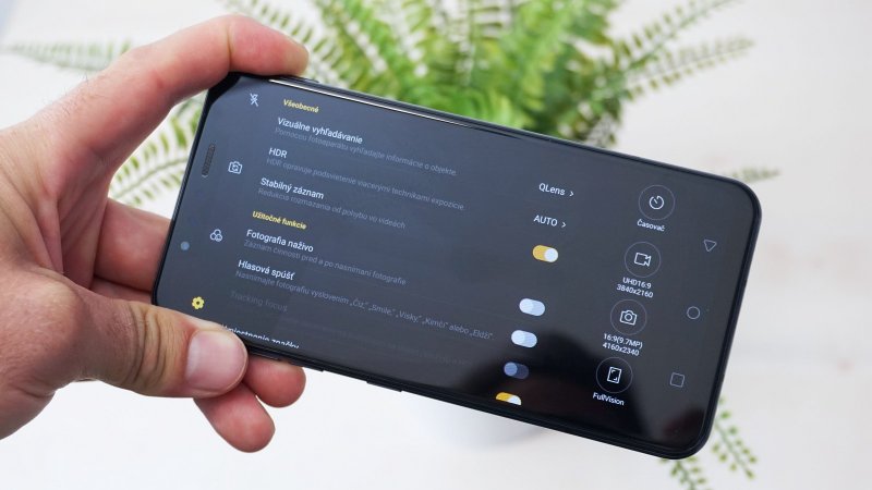 LG G8S ThinQ - nastavenia fotoaparátu