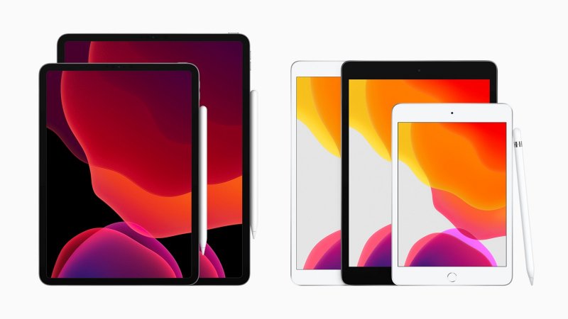 Rodina tabletov Apple iPad press image