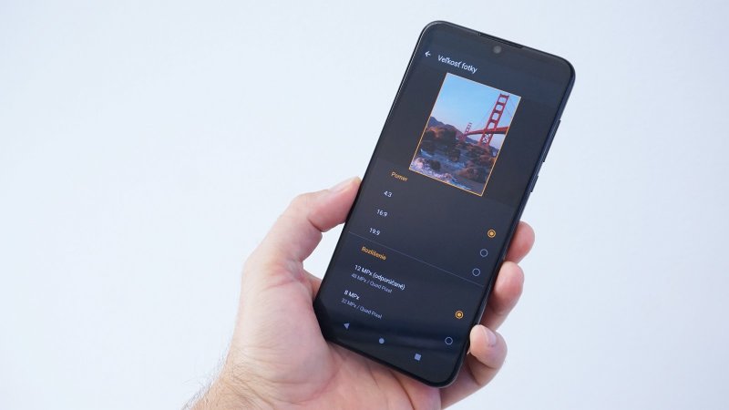 Motorola One Zoom - rozlíšenia a pomery strán fotografií