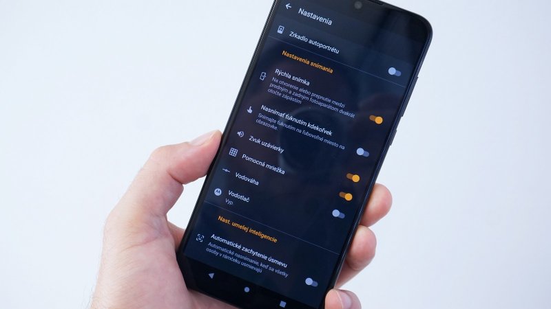 Motorola One Zoom - užitočné nastavenia fotoaparátu