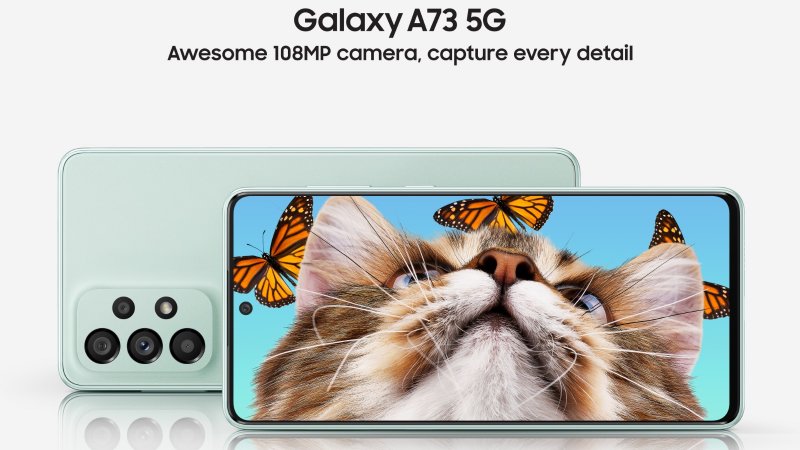 Samsung Galaxy A73 press image