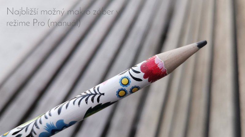 Honor 20 makro záber v manuálnom režime (Pro)