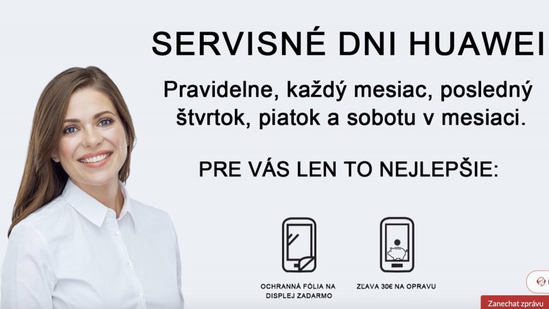 Huawei Servisné dni