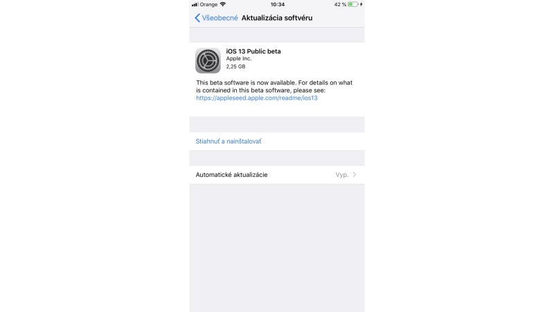 iOS 13 Public Beta