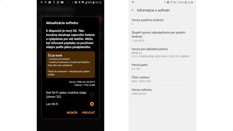 LG V30 update Android 9