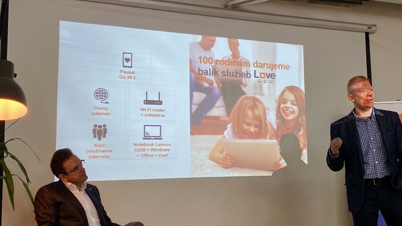 Orange - darovanie dát