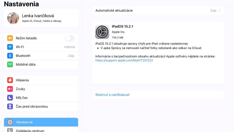 Apple vydal aktualizáciu iOS 15.2.1 a iPadOS 15.2.1