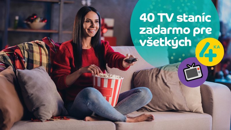 4ka na Vianoce prináša 40 TV staníc zadarmo všetkým zákazníkom
