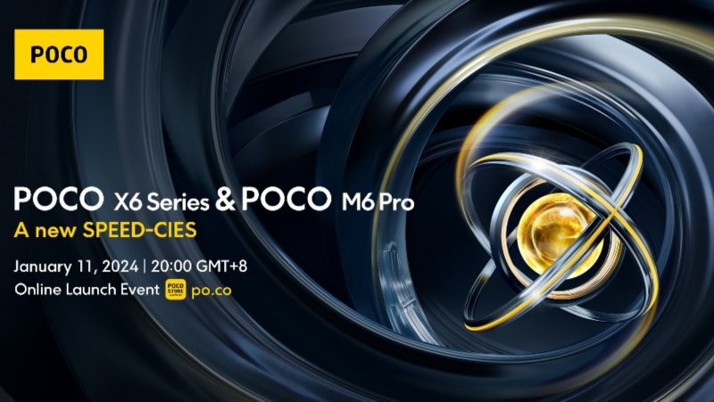 Séria Poco X6 a Poco M6 Pro prídu 11. januára